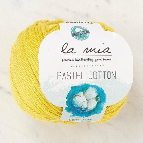 La Mia Pastel Cotton Hardal Sarı El Örgü İpi - L189 - 33955