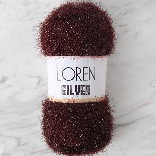 LOREN SILVER KAHVERENGİ EL ÖRGÜ İPİ - RS0093 - 34089