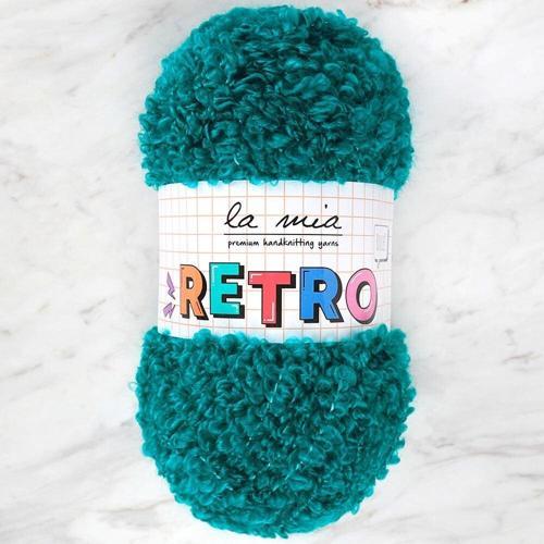La Mia RETRO Petrol Yeşil El Örgü İpi - LM0820