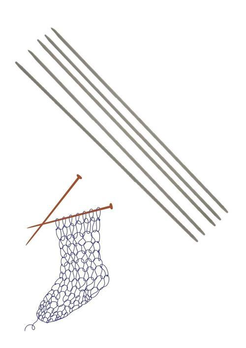 Çorap Şiş Metalize 20 cm 3 Numara