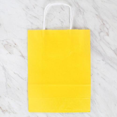 Loren 18x8x24 cm Sarı Kraft Çanta