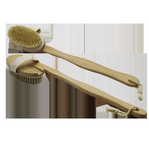 ELE GEÇMELİ - SAPLI AHŞAP SIRT KESESİ DUŞ FIRÇASI LİFİ (5250)