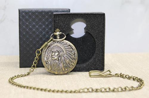 Özel Kutulu Kızılderili Köstekli Saat