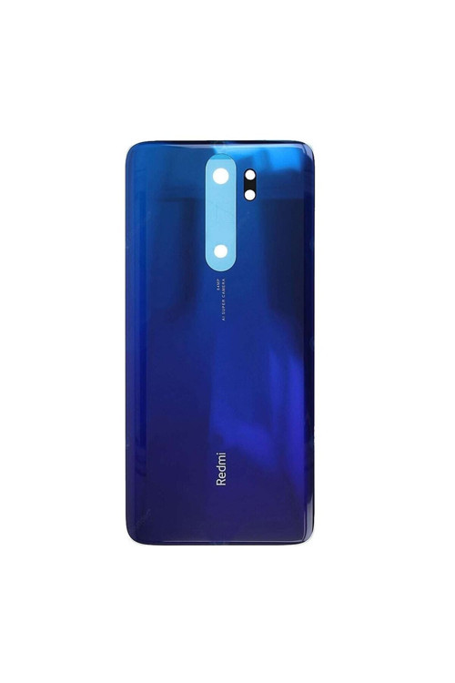 Xiaomi Redmi Note 8 Pro Arka Pil Batarya Kapak Cam M1906G7G Mavi