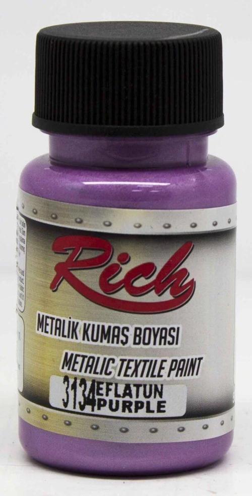 Metalik Kumaş Boyası 50 cc. 3134 EFLATUN