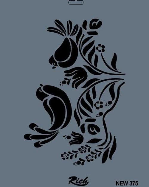 Stencil Boyama Şablonu 25x35 cm. NEW-375