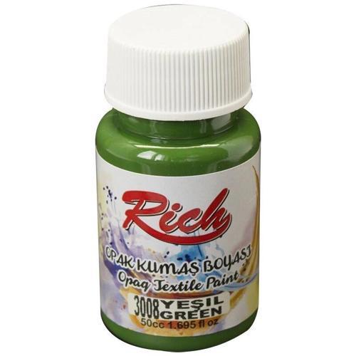 Opak Kumaş Boyası 50 cc. 3008 YEŞİL