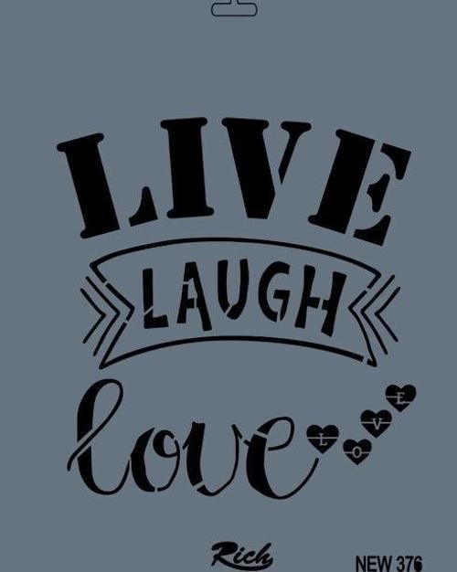 Stencil Boyama Şablonu 25x35 cm. NEW-376