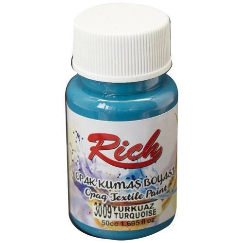 Opak Kumaş Boyası 50 cc. 3009 TURKUAZ