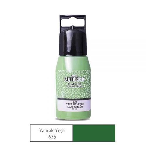 Boyutlu Boya 60 ml. 635 YAPRAK YEŞİLİ