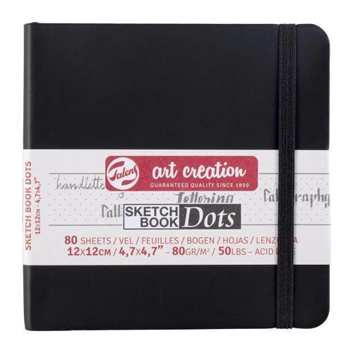 Art Creation Sketchbook Dots Noktalı Eskiz Çizim Defteri Yumuşak Kapak 80 gr. 12x12 cm. 8