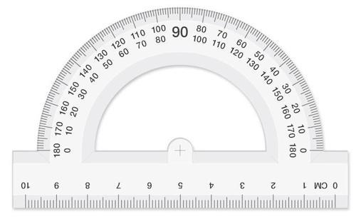 Plastik Minkale 180 Derece Açı Öçer 10 cm.