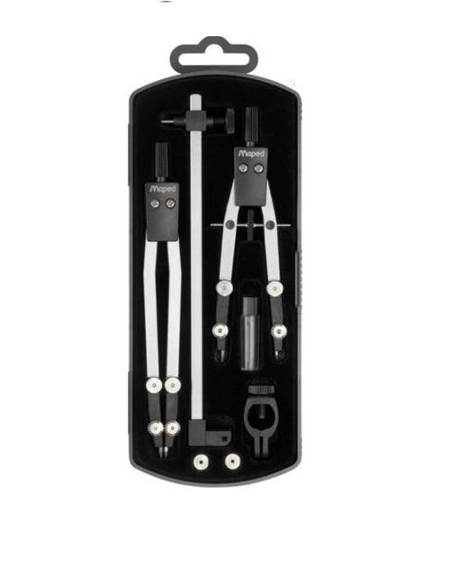 Uzatma Ayaklı Hassas Ayarlı Metal Pergel Seti