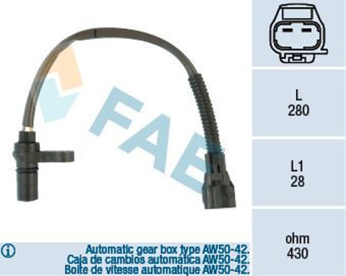 KRANK SENSORU VOLVO S40 1 644 1.8 1995-2008 540 645 1.8 1995-2000 OTOMATIK SANZIMAN AW50-42 30613400