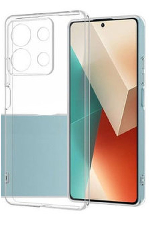 Xiaomi Redmi Note 13 Pro 5G Uyumlu Şeffaf Yumuşak Kılıf Kamera Ve Ekran Çıkıntılı