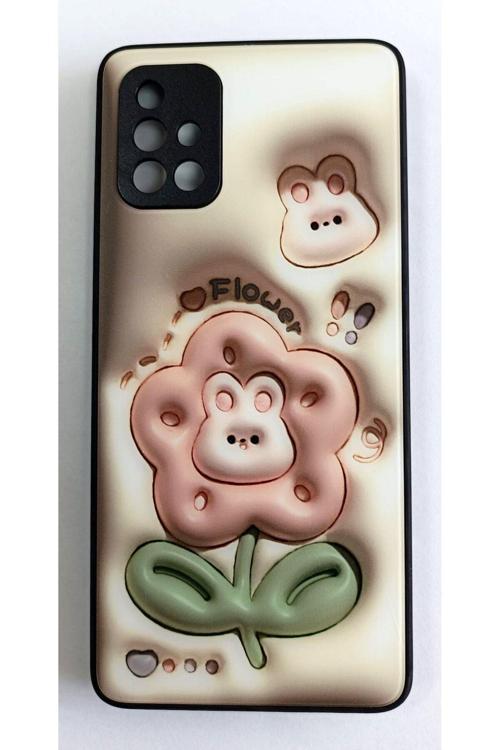 Samsung Galaxy A71 Uyumlu Resimli Orta Sert Kılıf