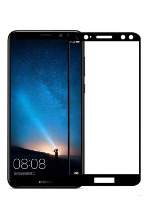 Huawei Mate 10 Lite Uyumlu Ekranı Tam Kaplayan Cam Ekran Koruyucu