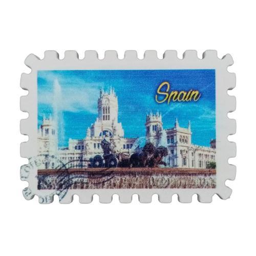 İspanya Temalı Pul Magnet