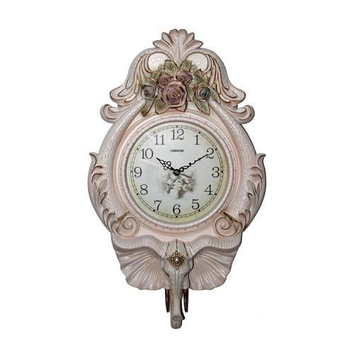 Duvar Saati Fil Temalı Büyük Polyester Saat Ack No.2 40 x 67 cm