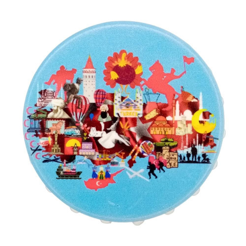 Türkiye Temalı Magnet Kapak Açacak