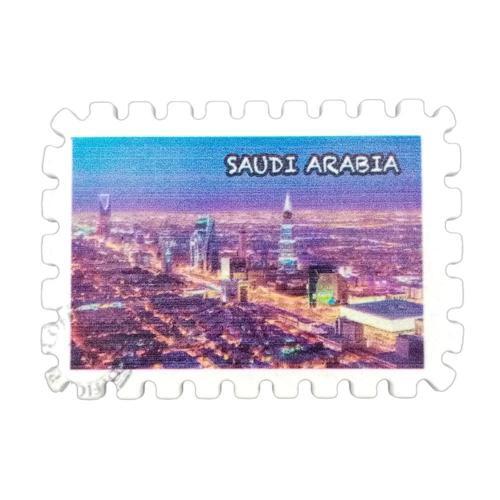 Suudi Arabistan Temalı Pul Magnet
