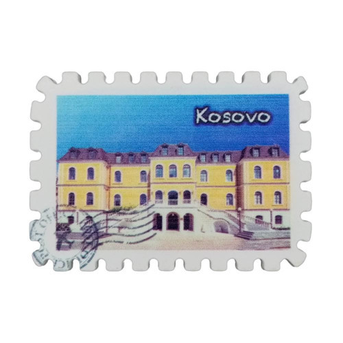Kosova Temalı Pul Magnet