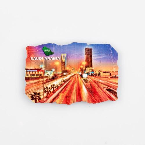 Suudi Arabistan Fresco Magnet