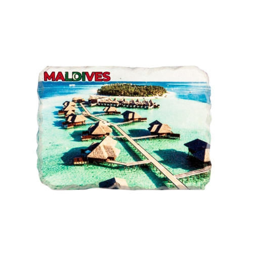 Maldivler Temalı Kırık Magnet