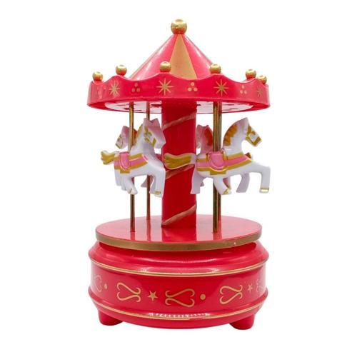 Atlı Karınca Müzik Kutusu Kurmalı Kırmızı Büyük No.3