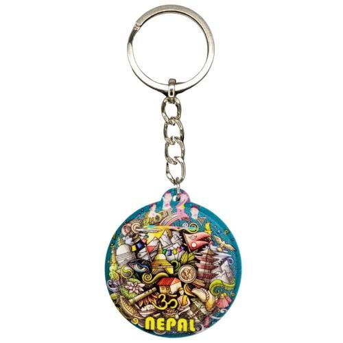 Nepal Temalı Anahtarlık Kapak Açacak