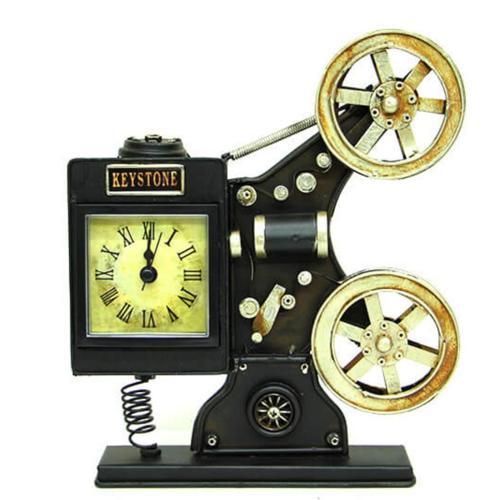 Metal Vintage Amerikan Sinemaskop Saat 23 cm