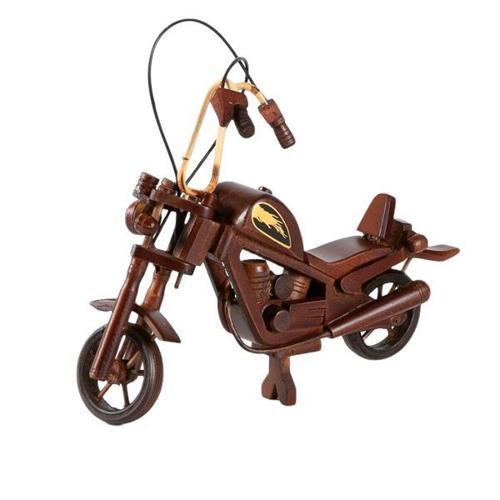 Dekoratif Ahşap Harley Davidson Motosiklet 33 cm