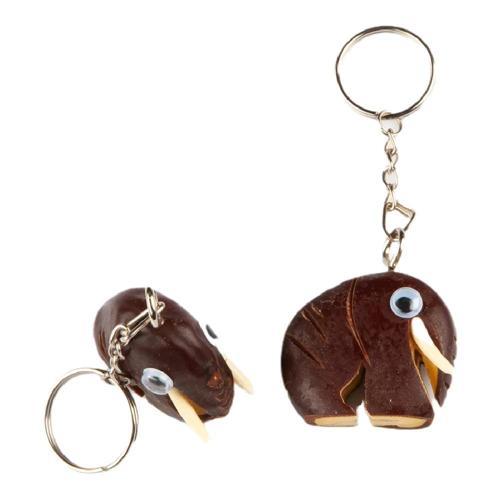 Ahşap Fil Anahtarlık El İşi