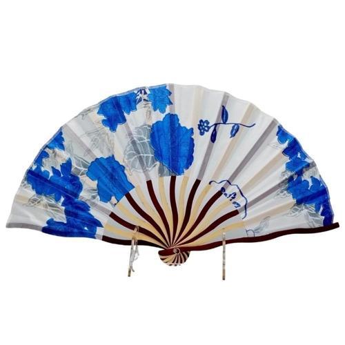 Japon Bambu Kumaş Yelpaze Çanta Boy Stant Hediyeli No.111