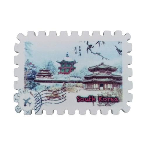 Güney Kore Temalı Pul Magnet