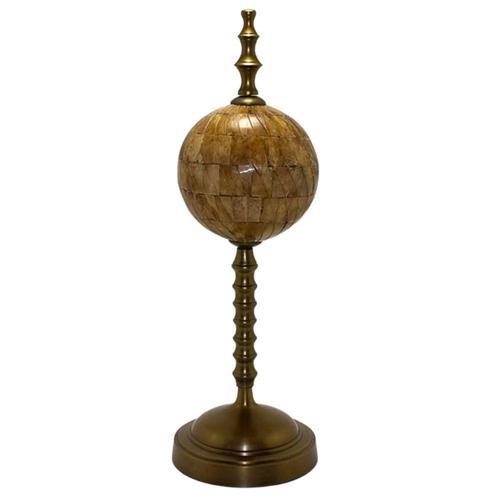 Ayaklı Dünya Küre Ev Ofis Masa Dekoru Döner Antik Dünya Küre 16x50cm