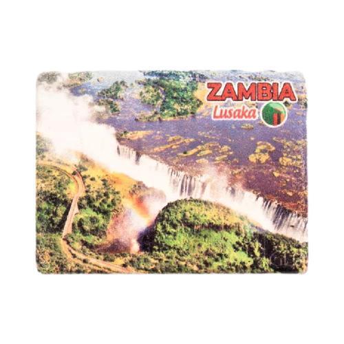 Zambiya Temalı Taş Magnet