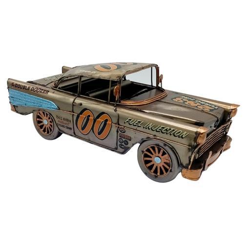 Vintage Koleksiyon Eskitme Chevrolet Belair Nostaljik Metal Araba 31 cm