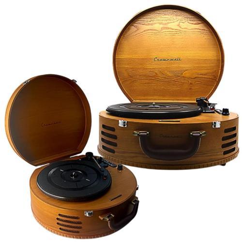 Pikap Crownwell Lion Ahşap Klasik Plak Çalar Bluetooth Usb SD Kart Okuyuculu