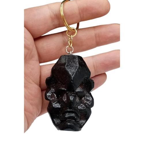 Ahşap Aborjin Yerli Primitif Anahtarlık