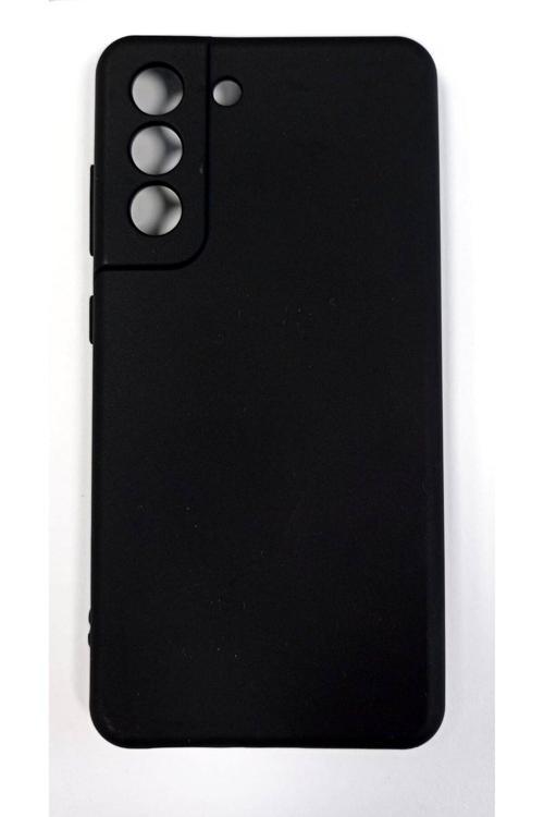 Samsung Galaxy S21 Fe Uyumlu Yumuşak Slikon Kılıf Mat Siyah
