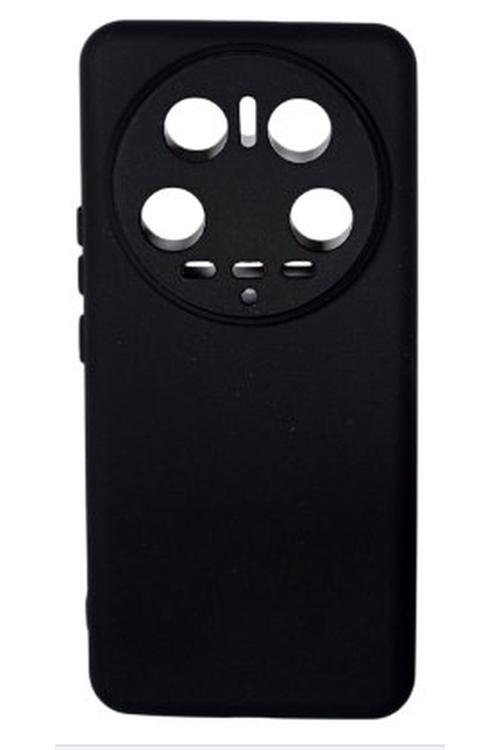 Xiaomi 14 Ultra Uyumlu Mat Yumuşak Kılıf Kadife Hissiyat Siyah