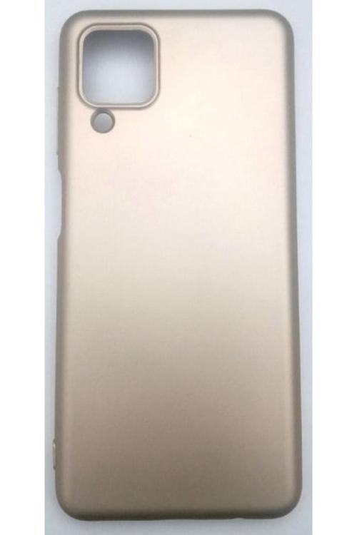 Samsung Galaxy A12/M12 Uyumlu Gold Yumusak Slikon Kilif