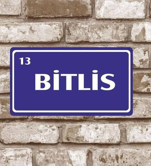Metal Plaka Bitlis13 Retro Poster (29x15)