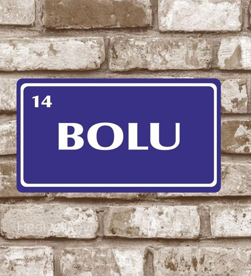 Metal Plaka Bolu 14 Retro Poster (29x15)