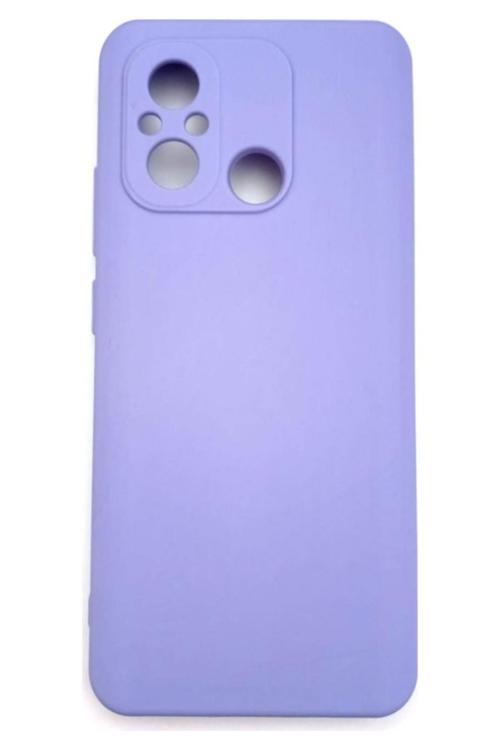 Xiaomi Redmi 12C Ruber Case Yumuşak Slikon Kılıf Lila