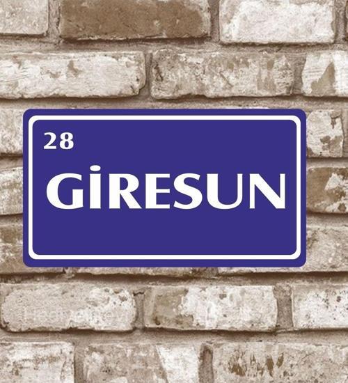 Metal Plaka Giresun 28 Retro Poster (29x15)