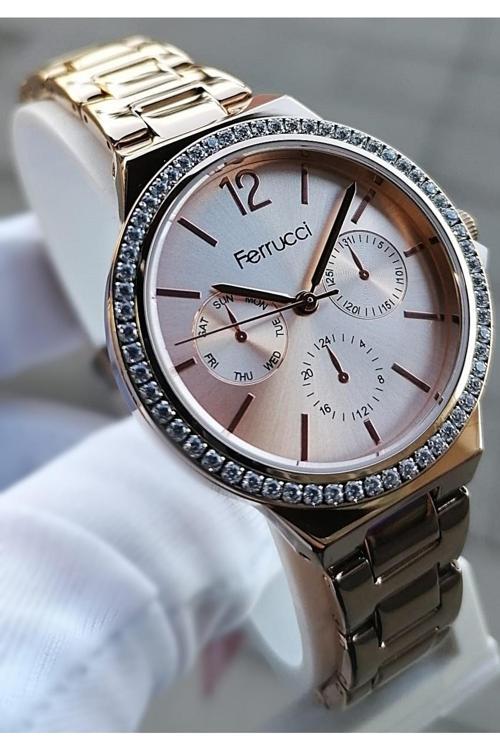 Rose Kadın Kol Saati 3 Atm Su Geçirmez Paslanmaz Çelik Makine Garantili