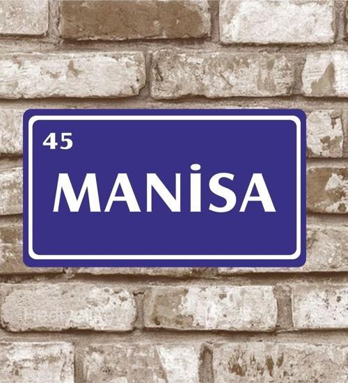 Metal Plaka Manisa 45 Retro Poster (29x15)