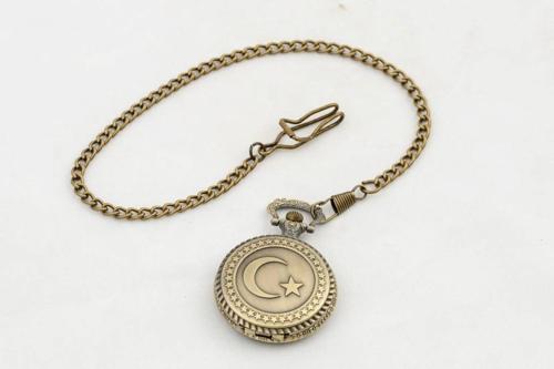 MDB Türk Bayraklı Köstekli Saat